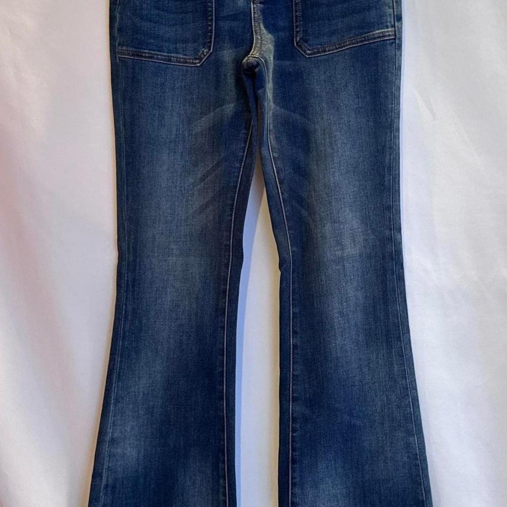 Joie NWT low‎ rise Women Junior Jeans Woven detail waist Size 0 Style Nullia